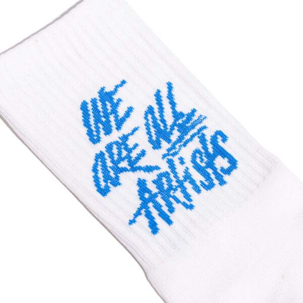We Are All Artists Socks in collaboration with Published Studios